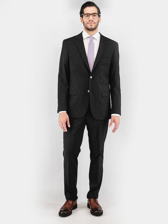 Guy Laroche Men's Suit Charcoal grey