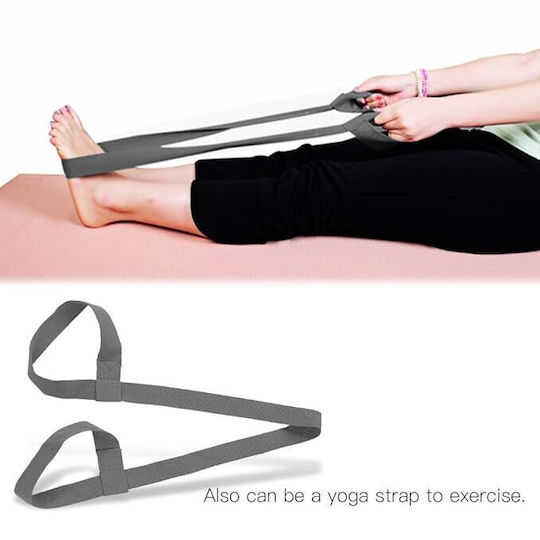 Yoga Mat Carrier & Stretching Strap Niyamas Grey