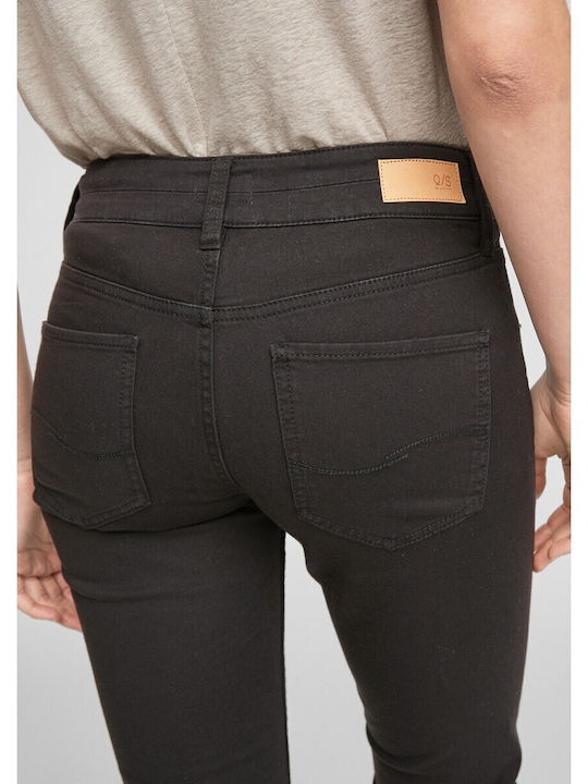 Damen Bermuda Jean Schwarz