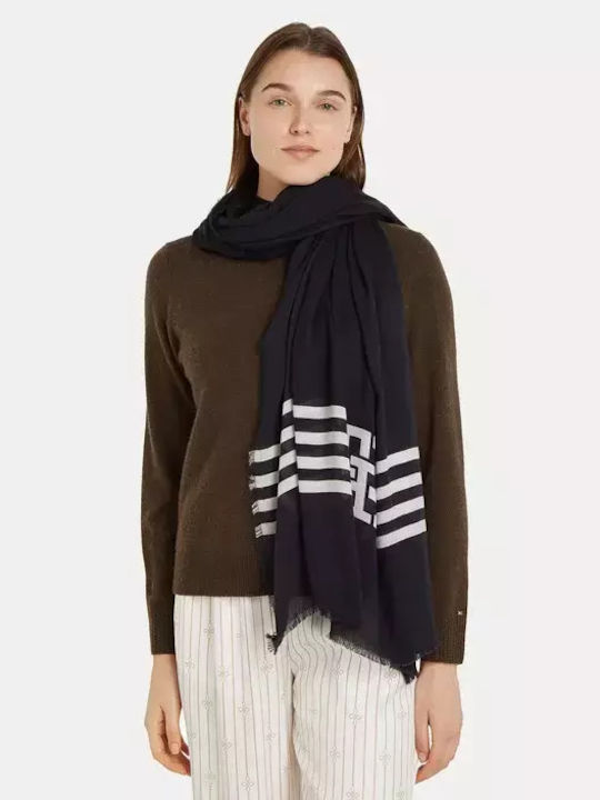 Tommy Hilfiger Γυναικείο Φουλάρι Μπλε