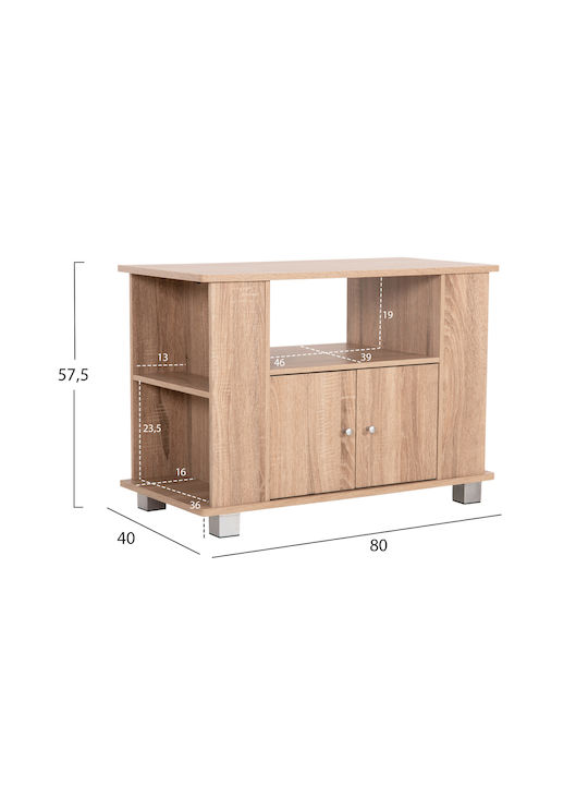 TV-Ständer Cluse Sonama Eiche M80xP40xH57cm