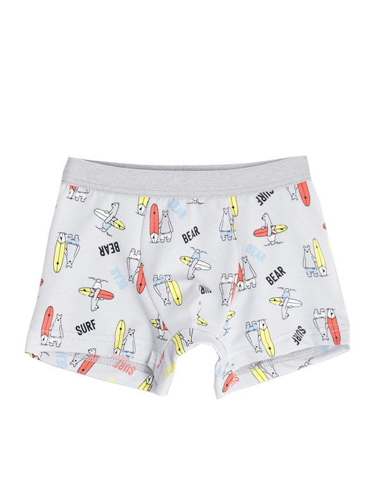 Cotonella Set of Kids' Boxers Blue-grey 3pcs