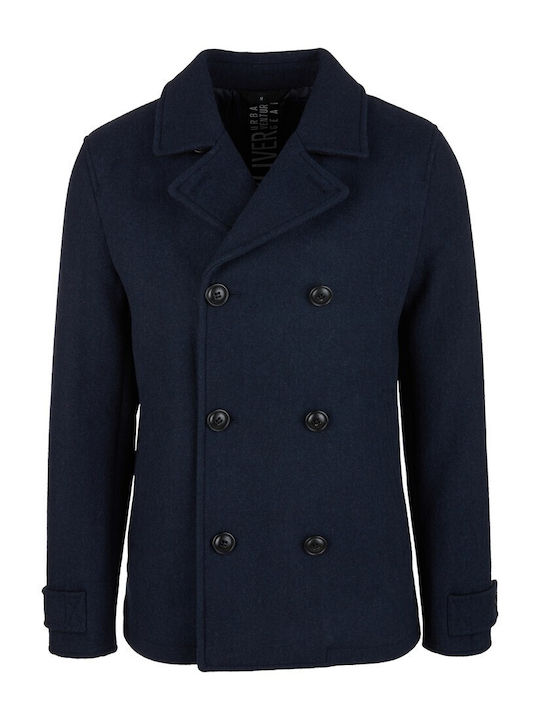 s.Oliver Men's Half Coat Dark blue