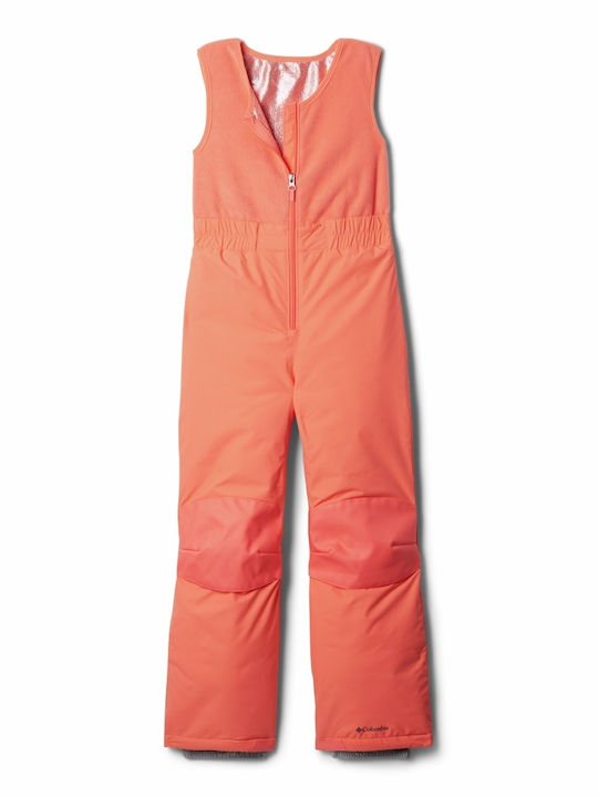 Columbia Buga Ιι 2088901-597 Kids Trousers and Jacket Set for Ski & Snowboard Orange