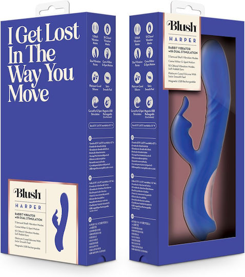 Blush Midnight Mini Δονητής G-Spot 12cm Μπλε