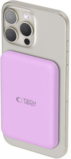 Tech-Protect PB10 Lifemag MagSafe Power Bank 5000mAh Lilac