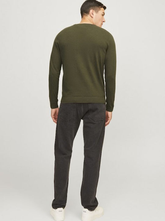 Jack & Jones Long Sleeve Sweater Forest Night Khaki