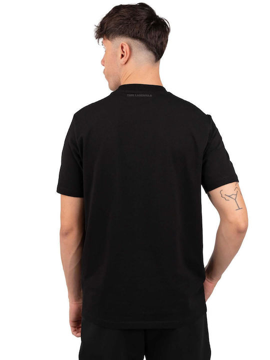 Crewneck T-shirt Μαυρο