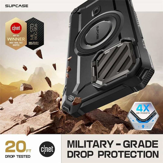 Supcase Unicorn Beetle Mag Xt Back Cover Plastic / Silicone Black (iPhone 16 Pro)