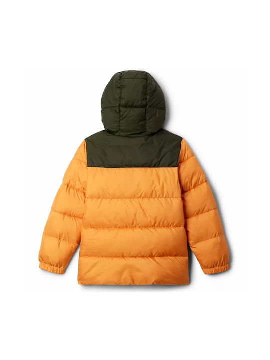 Columbia Kids Casual Jacket with Lining & Hood Orange