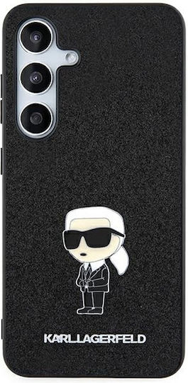 Karl Lagerfeld Fixed Glitter Back Cover Πλαστικό / Σιλικόνης Μαύρο (Galaxy A35)