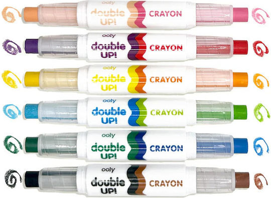 Double-sided Crayons Set 6 Double Up 12 Colors