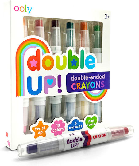 Double-sided Crayons Set 6 Double Up 12 Colors
