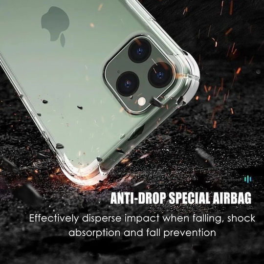 Techsuit Shockproof Clear Back Cover Silicon Transparent (Oppo A94)