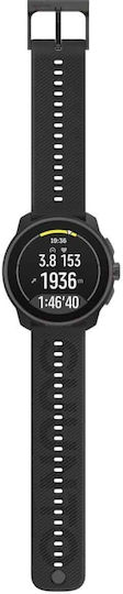 Suunto Race S Stainless Steel 45mm Waterproof Smartwatch with Heart Rate Monitor (Black)