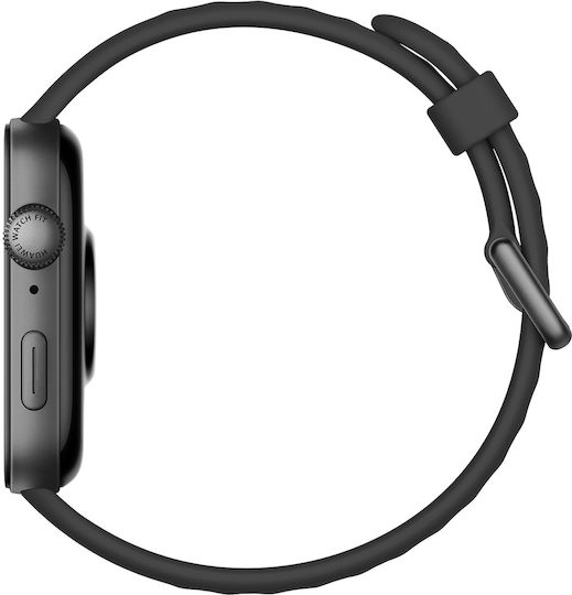 Huawei Watch Fit 3 Aluminium 43mm Αδιάβροχο με Παλμογράφο (Μαύρο)
