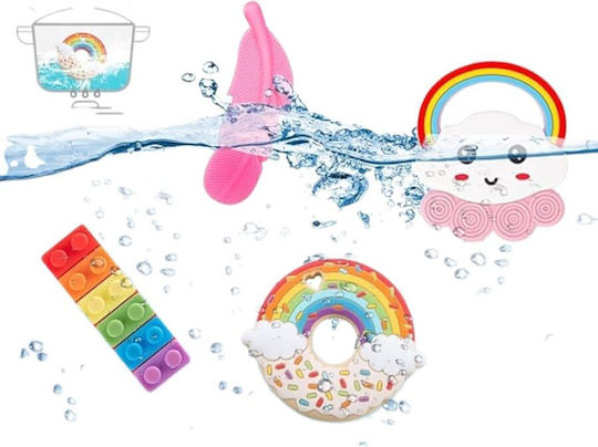 Queen Mother Teething Necklace BPA Free for 4 m+ 4pcs