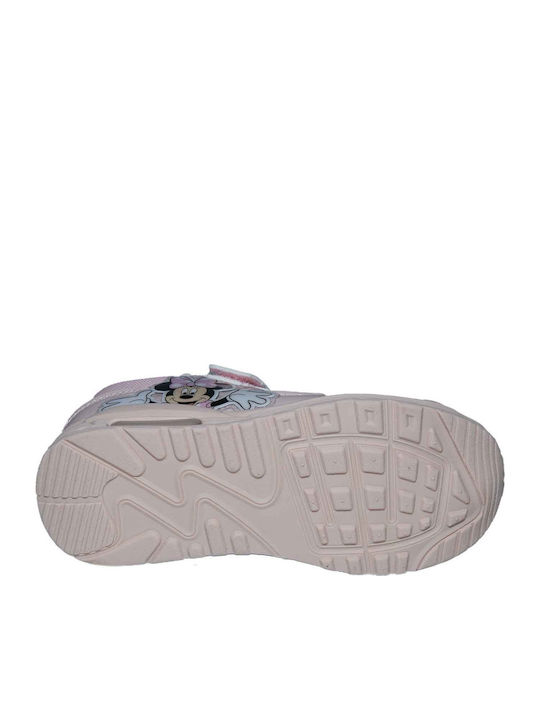 Minnie Kids Sneakers with Lights Pink