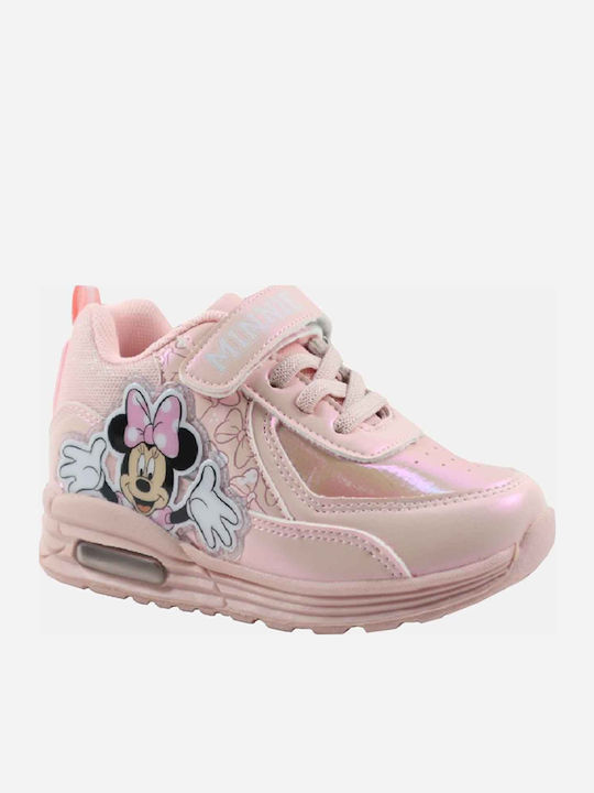 Minnie Kids Sneakers with Lights Pink