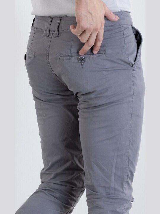 Trousers Chino in Regular Fit Dark Grey