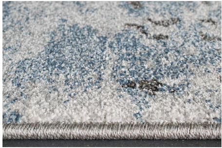 Bekas Carpets 034-0037-6151 Teppich Rechteckig Synthetisch,Polyester/Cotton/Leather Petrol Blau
