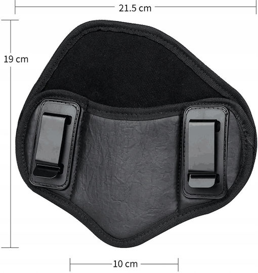 Universal Iwb Holster Glock 9mm 38 357 Black Asg Pistol