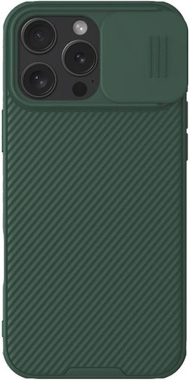 Nillkin Camshield Pro Magnetic Задна корица Пластмаса / Силикон Зелен (iPhone 16 Pro)