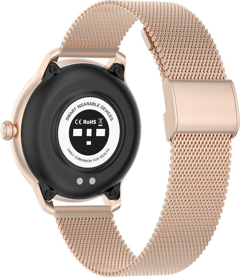 Kieslect L11 Lady Aluminium Smartwatch mit Pulsmesser (Gold)