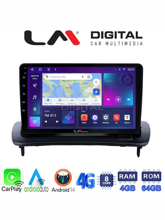 LM Digital Auto-Audiosystem für Volvo S40 / C30 2006-2013 (Bluetooth/USB/WiFi/GPS/Apple-Carplay/Android-Auto) mit Touchscreen 9"