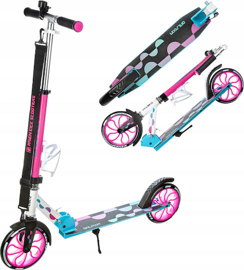 Raven Kinderroller Klappbar Galaxia 2-Rad Blau/Rosa