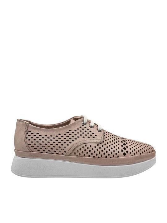 Γυναικεία Flatforms Sneakers Μπεζ