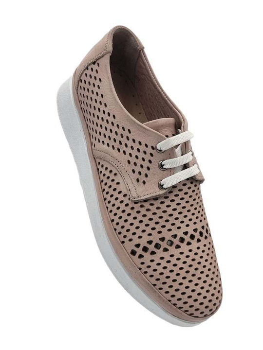 Γυναικεία Flatforms Sneakers Μπεζ