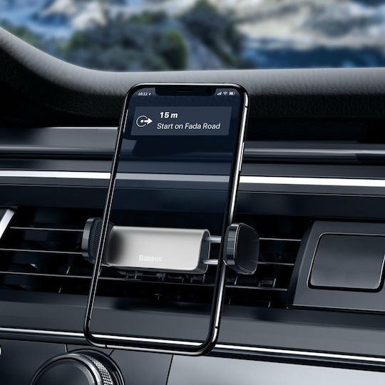 Baseus Cannon Car Mobile Mount 4.7" - 6.5" with Adjustable Hooks Gray