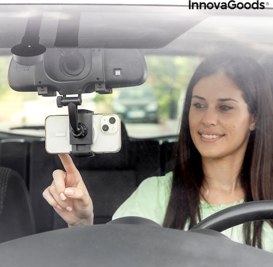 InnovaGoods Stropp Auto Handyhalterung mit verstellbaren Haken Schwarz