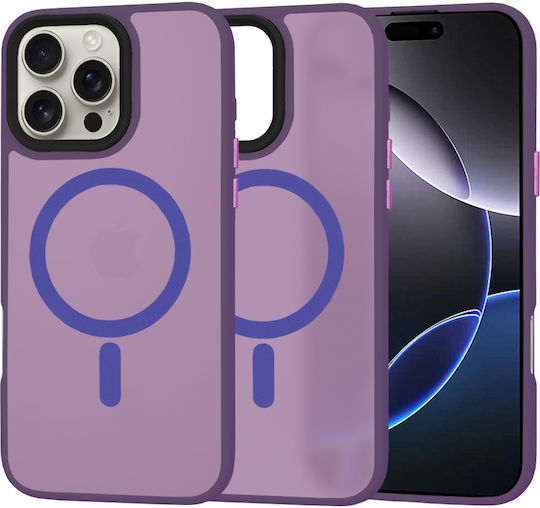 Techsuit Halofrost Back Cover Purple (iPhone 16 Pro Max)