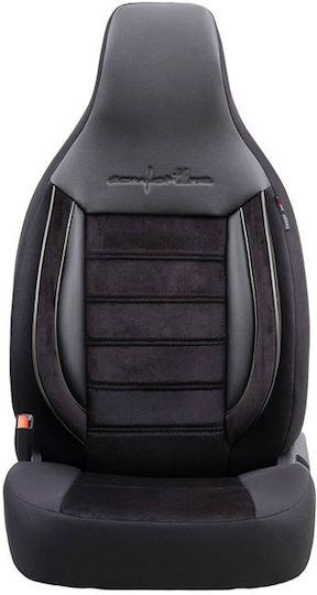 Auto Gs Car Cover Set 11pcs Leatherette Black