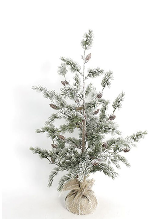 Christmas Tree Snowy 90pcs in Pot