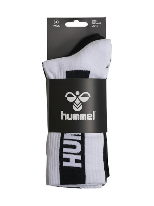 Hummel Αθλητικές Κάλτσες Λευκές