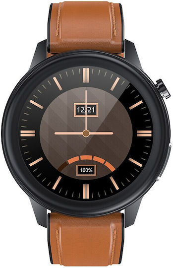 MaxCom FW46 47mm Smartwatch με Παλμογράφο (Καφέ)
