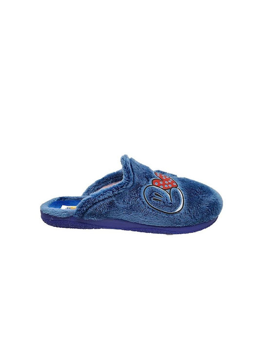 Medies Winter Women's Slippers in Blue color