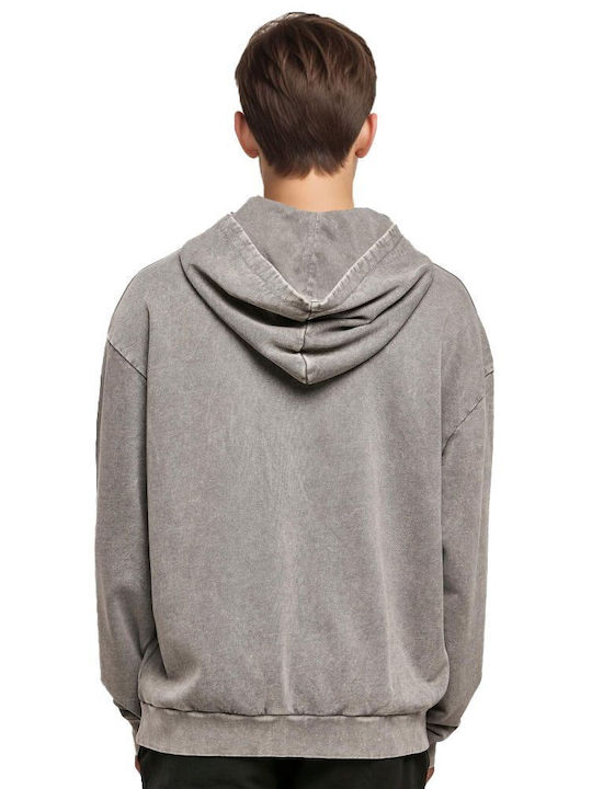 Oversized Hoodie Pearl Jam Band Logo Art Rock Avenue Grey