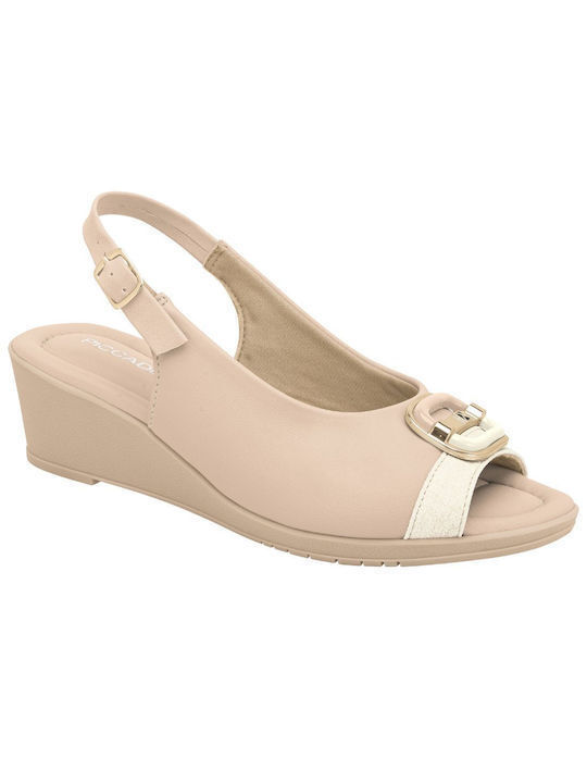 Piccadilly Anatomic Women's Platform Shoes Nude