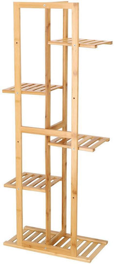 Suport de Flori din Lemn cu 6 Rafturi Ga199 102x40cm