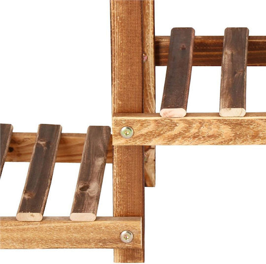 Blumentopf-Regal Holz Braun 85cmx25cmx70cmcm.