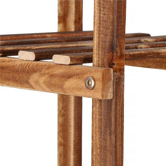 Blumentopf-Regal Holz Braun 85cmx25cmx70cmcm.