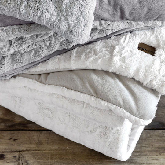 Nima Duvet Cover Single 160x220cm Velure Cream 710 GSMGsm