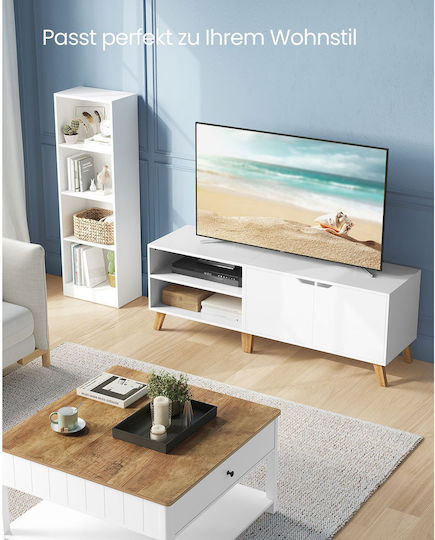 White TV Stand L140xD40xH50cm