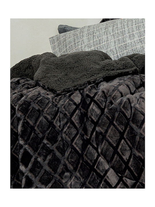 Palamaiki Duvet Cover Queen 220x240cm Nadine Coal 700 GSMGsm