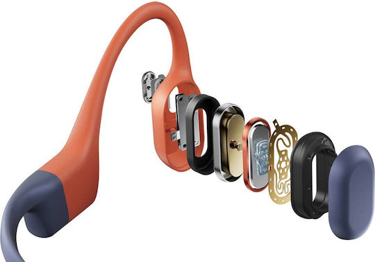 Shokz OpenSwim Pro S711 Bone Conduction Bluetooth Handsfree Ακουστικά με Αντοχή στον Ιδρώτα Κόκκινα