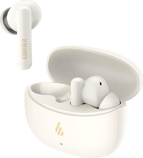 Edifier X5 Pro In-Ear Bluetooth-Freisprecheinrichtung Kopfhörer mit Schweißresistenz und Ladeetui Ivory